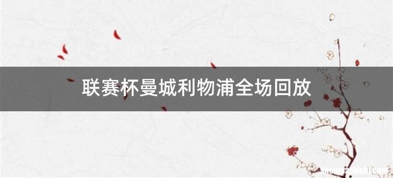 联赛杯曼城利物浦全场回放