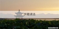 饼藏读法