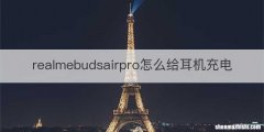 realmebudsairpro怎么给耳机充电