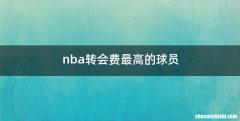 nba转会费最高的球员