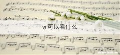 vr可以看什么