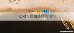 劝对方珍惜感情的诗句