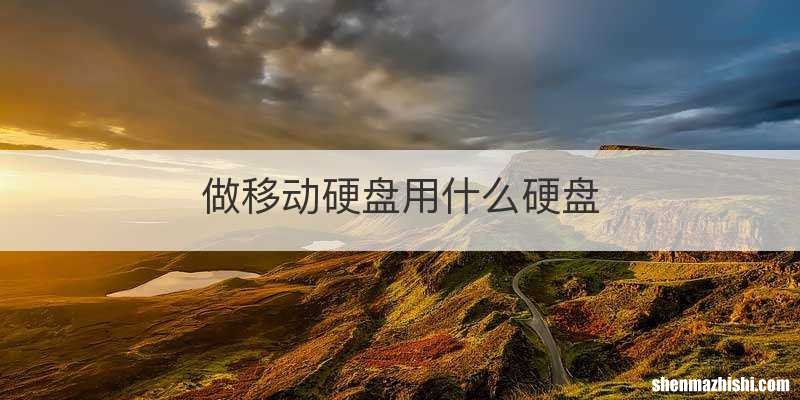 做移动硬盘用什么硬盘