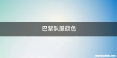 巴黎队服颜色