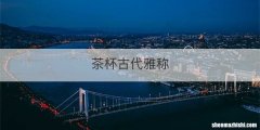 茶杯古代雅称