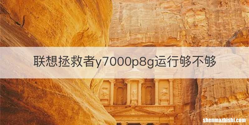 联想拯救者y7000p8g运行够不够