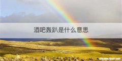 酒吧轰趴是什么意思