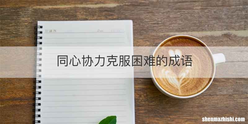 同心协力克服困难的成语