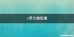 c罗力挽狂澜