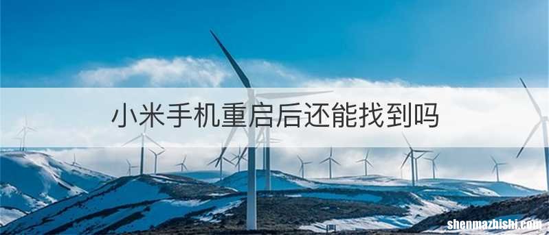 小米手机重启后还能找到吗
