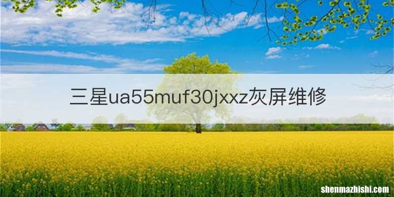 三星ua55muf30jxxz灰屏维修