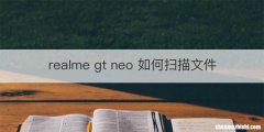 realme gt neo 如何扫描文件