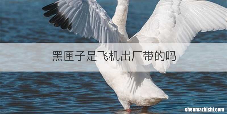 黑匣子是飞机出厂带的吗