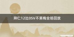 拜仁12比0SV不莱梅全场回放