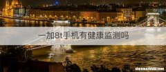 一加8t手机有健康监测吗