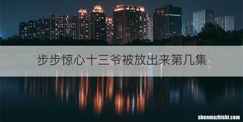步步惊心十三爷被放出来第几集