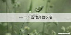 switch 雪地奔驰攻略