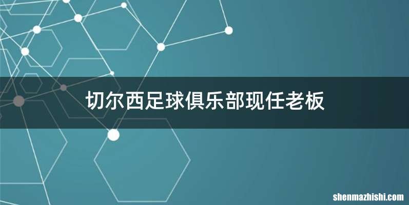 切尔西足球俱乐部现任老板