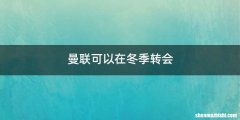 曼联可以在冬季转会