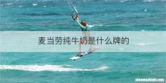 麦当劳纯牛奶是什么牌的