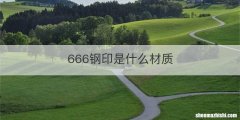 666钢印是什么材质