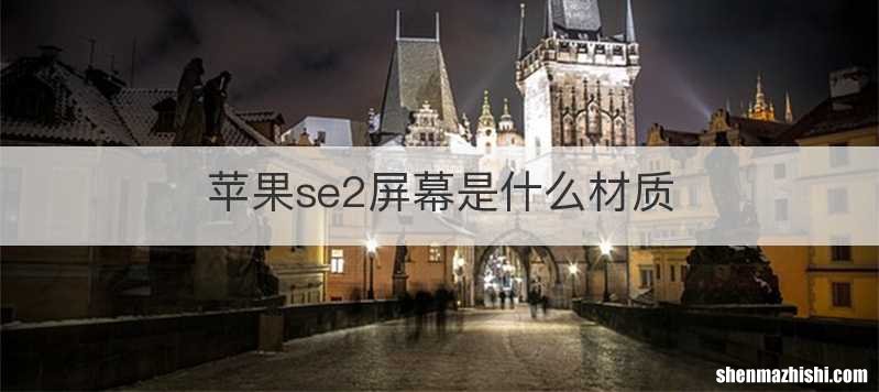 苹果se2屏幕是什么材质