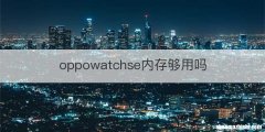oppowatchse内存够用吗