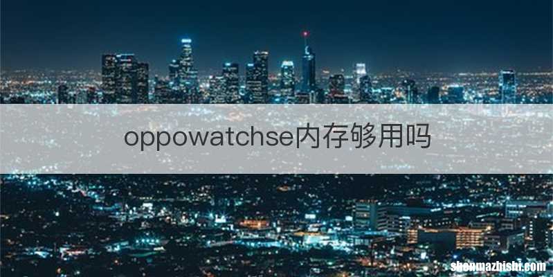 oppowatchse内存够用吗