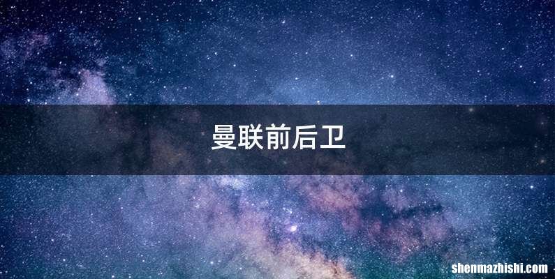 曼联前后卫