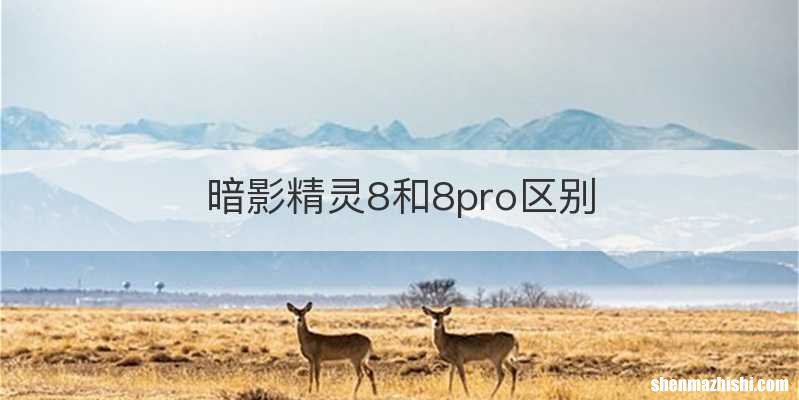 暗影精灵8和8pro区别