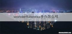 wonderfulworks手办怎么样