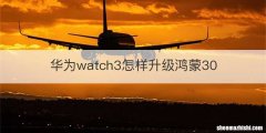 华为watch3怎样升级鸿蒙30
