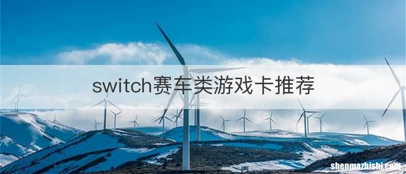 switch赛车类游戏卡推荐