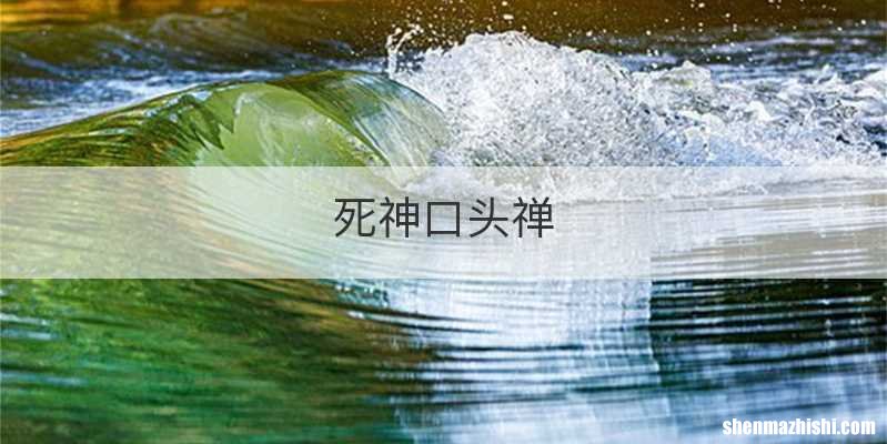死神口头禅