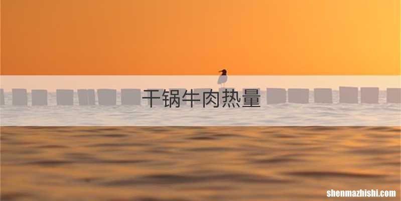 干锅牛肉热量