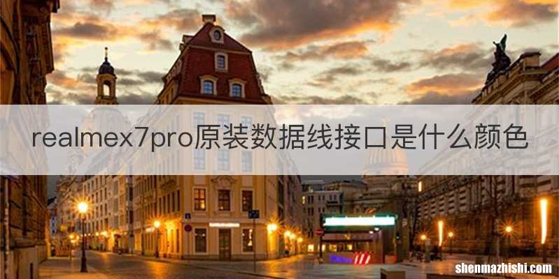 realmex7pro原装数据线接口是什么颜色
