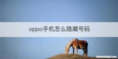 oppo手机怎么隐藏号码