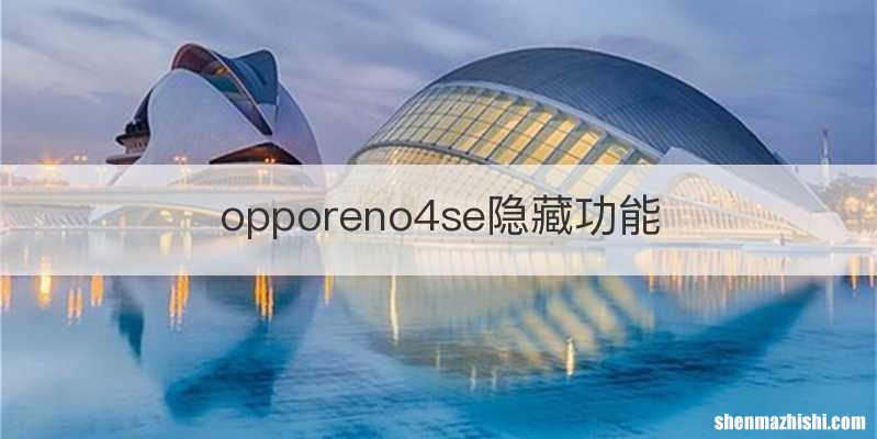 opporeno4se隐藏功能