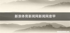 新浪体育新闻网新闻网意甲