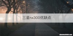 三星nx300优缺点
