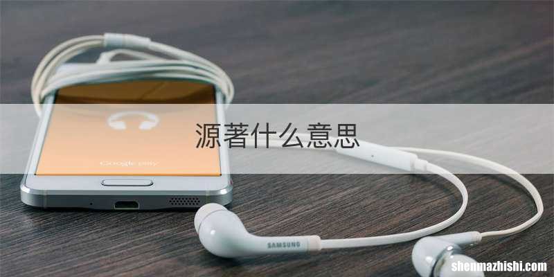 源著什么意思