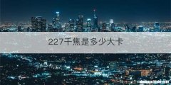 227千焦是多少大卡