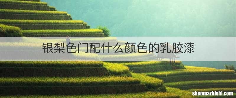 银梨色门配什么颜色的乳胶漆