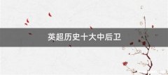 英超历史十大中后卫