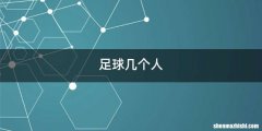 足球几个人