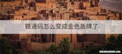 赣通码怎么变成金色盾牌了