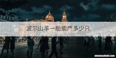 波尔山羊一胎能产多少只