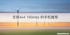 支持4x4 160mhz 的手机推荐