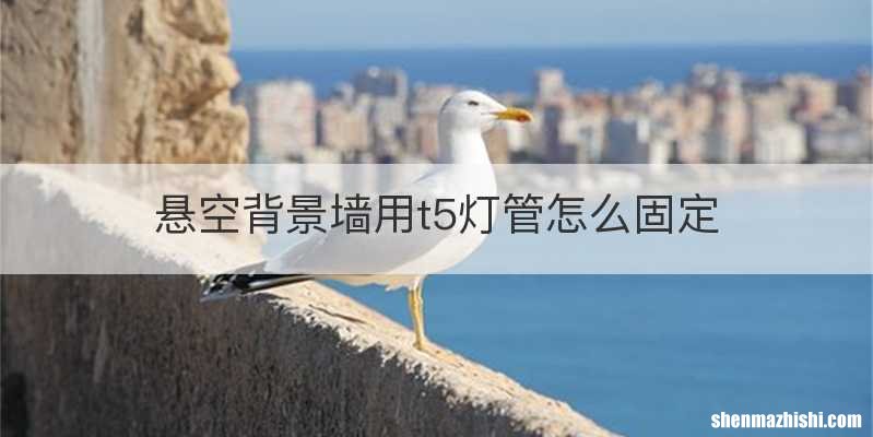 悬空背景墙用t5灯管怎么固定