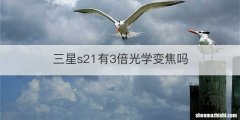 三星s21有3倍光学变焦吗